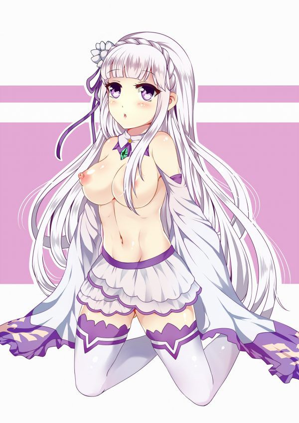 [Re: Life in a different world starting from zero] High-quality erotic images that can be used as Emilia wallpaper (PC/ smartphone) 17