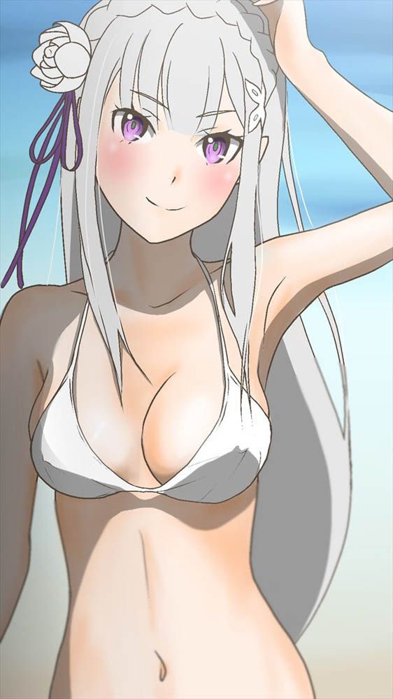 [Re: Life in a different world starting from zero] High-quality erotic images that can be used as Emilia wallpaper (PC/ smartphone) 18