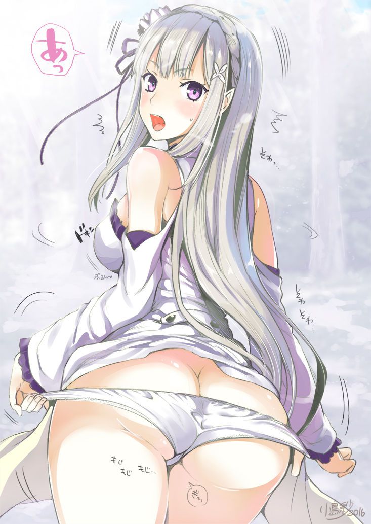[Re: Life in a different world starting from zero] High-quality erotic images that can be used as Emilia wallpaper (PC/ smartphone) 21