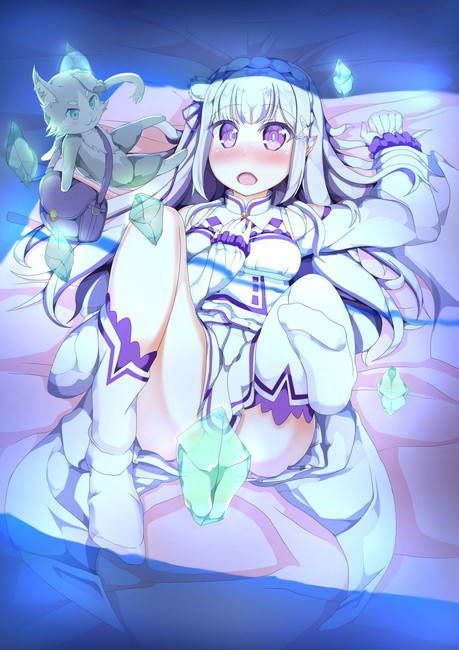 [Re: Life in a different world starting from zero] High-quality erotic images that can be used as Emilia wallpaper (PC/ smartphone) 3