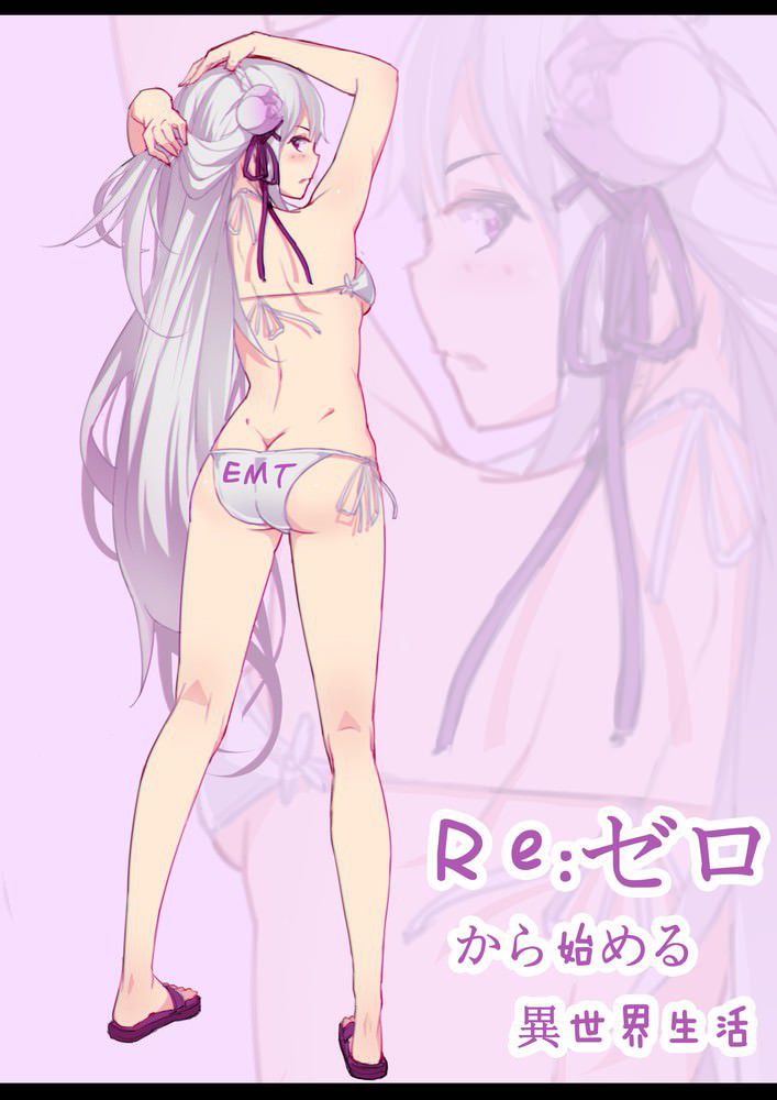 [Re: Life in a different world starting from zero] High-quality erotic images that can be used as Emilia wallpaper (PC/ smartphone) 5