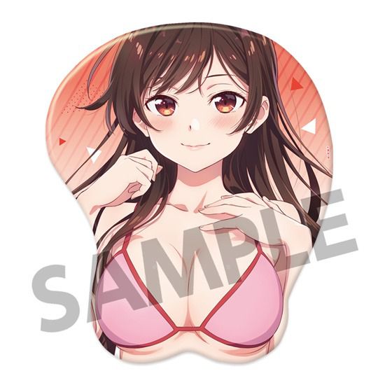 Erotic mouse pad of girls' echimuchi she borrows! 3