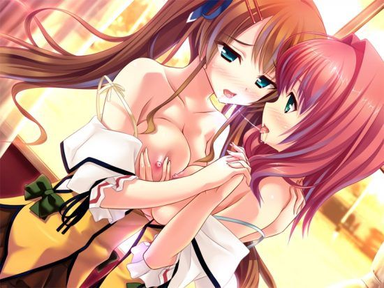[Secondary erotic] lesbian erotic image of a girl who is taking naughty skinship by overlapping the body and body is here 23