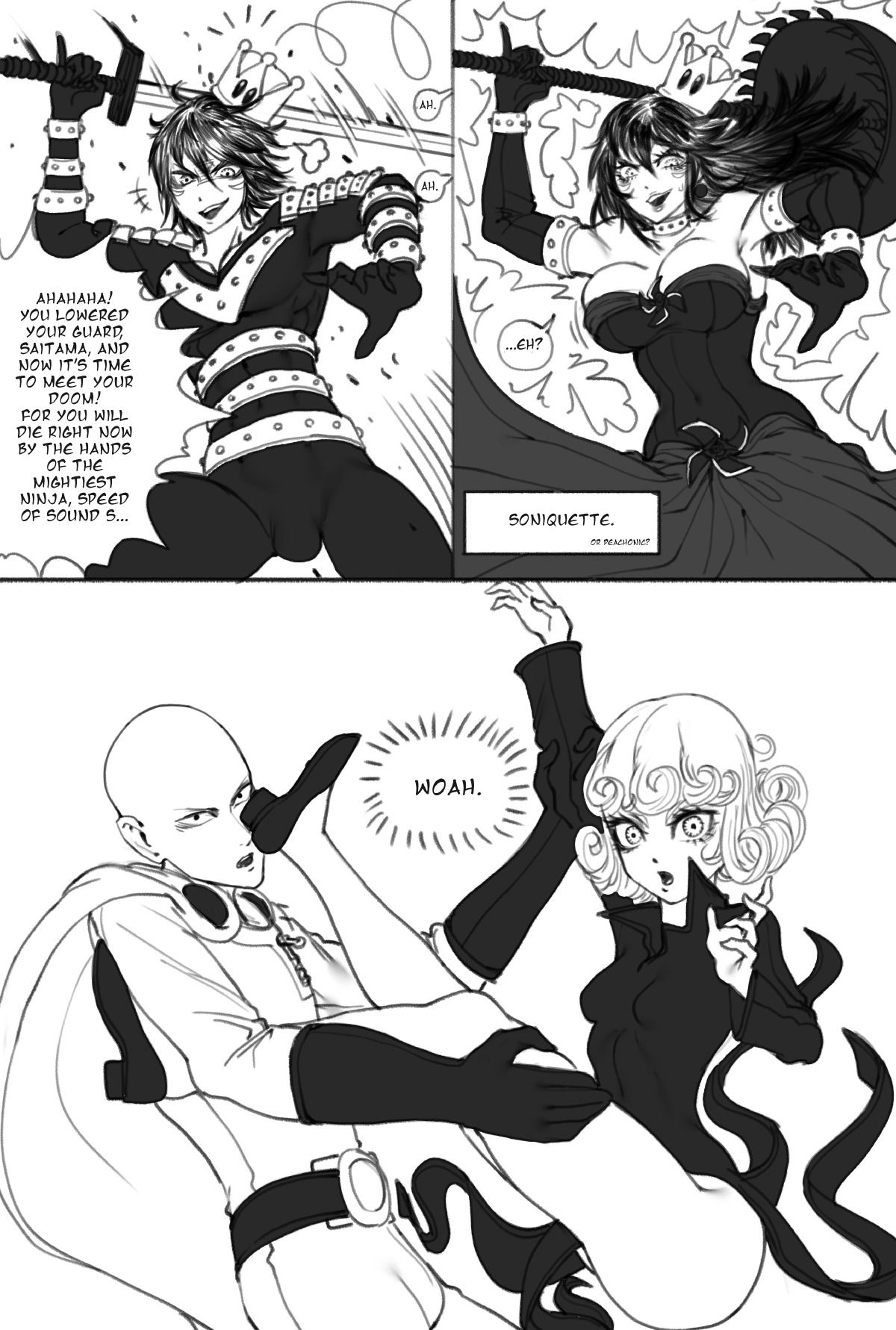 [The Golden Smurf] The Temptation of the Super Crown (One Punch Man) [English] (highres) 4