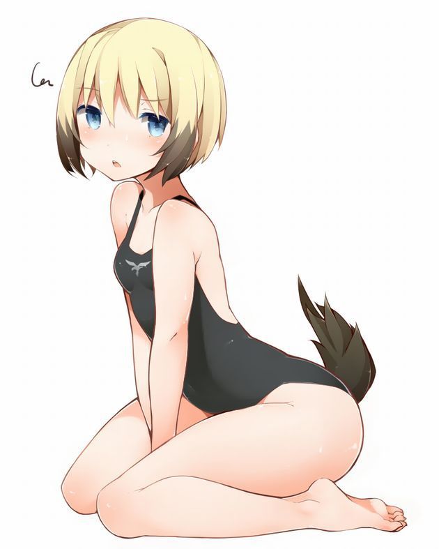 Erotic image I tried to collect images of cute Erica Hartmann, but it's too erotic ... (Strike Witches) 19