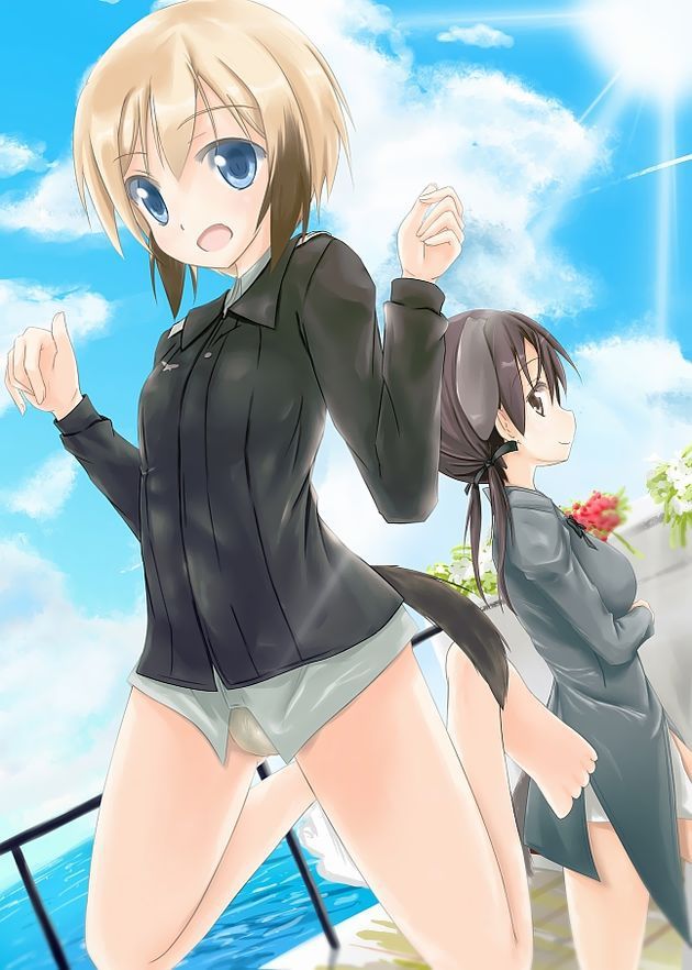 Erotic image I tried to collect images of cute Erica Hartmann, but it's too erotic ... (Strike Witches) 33