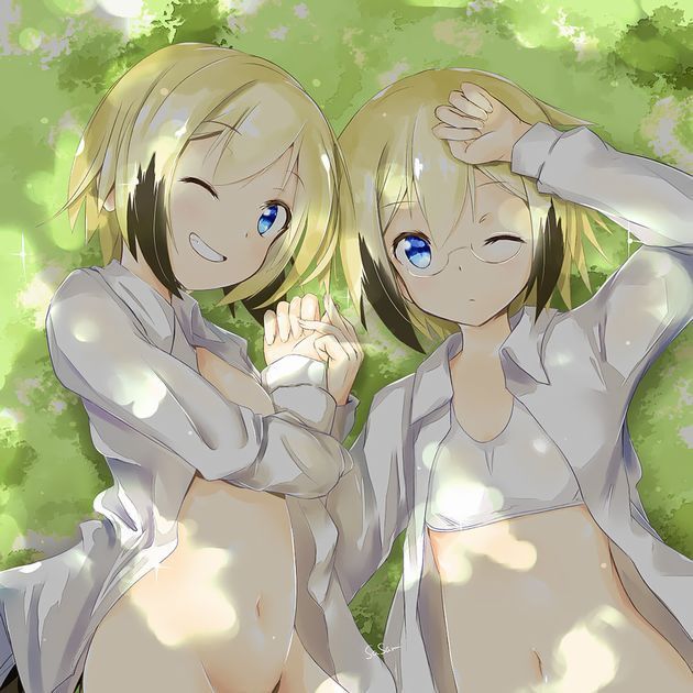 Erotic image I tried to collect images of cute Erica Hartmann, but it's too erotic ... (Strike Witches) 9
