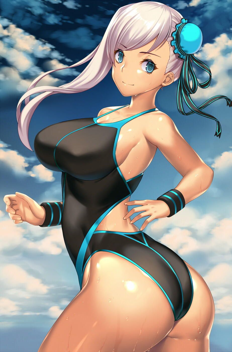 Erotic image summary that the swimming swimsuit pulls out! 6