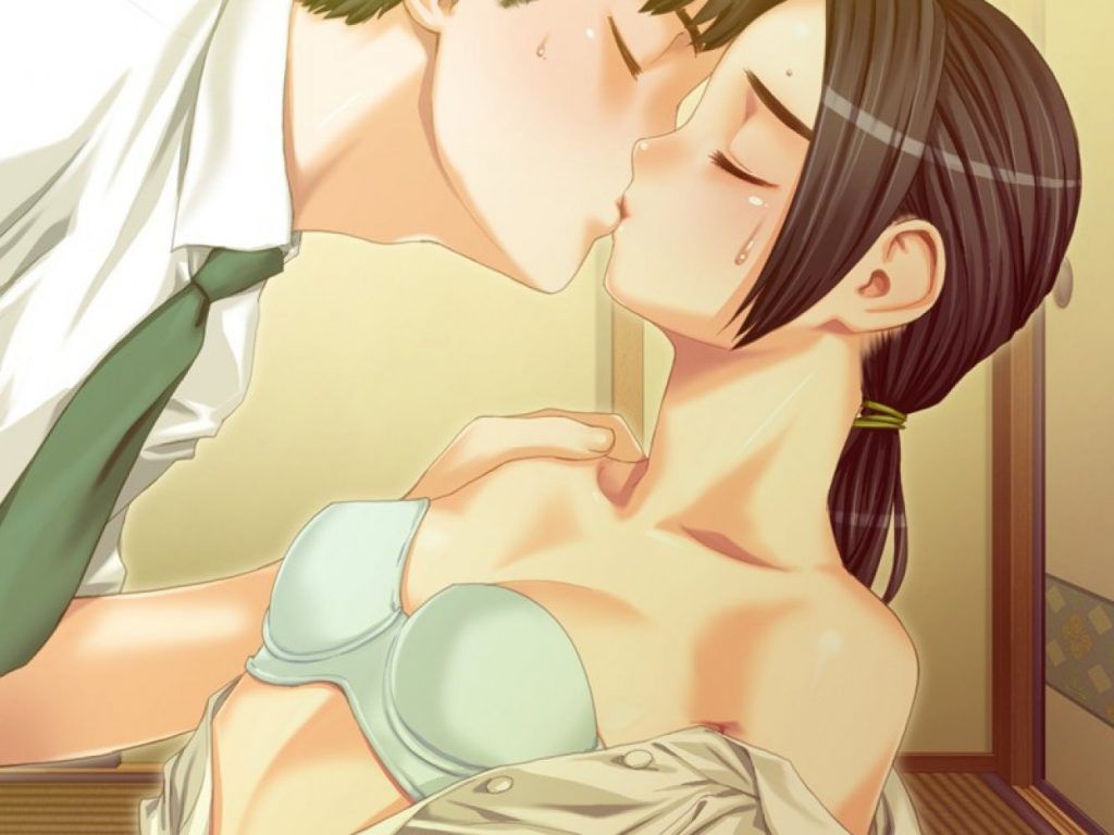 I want an erotic image of a kiss! 9