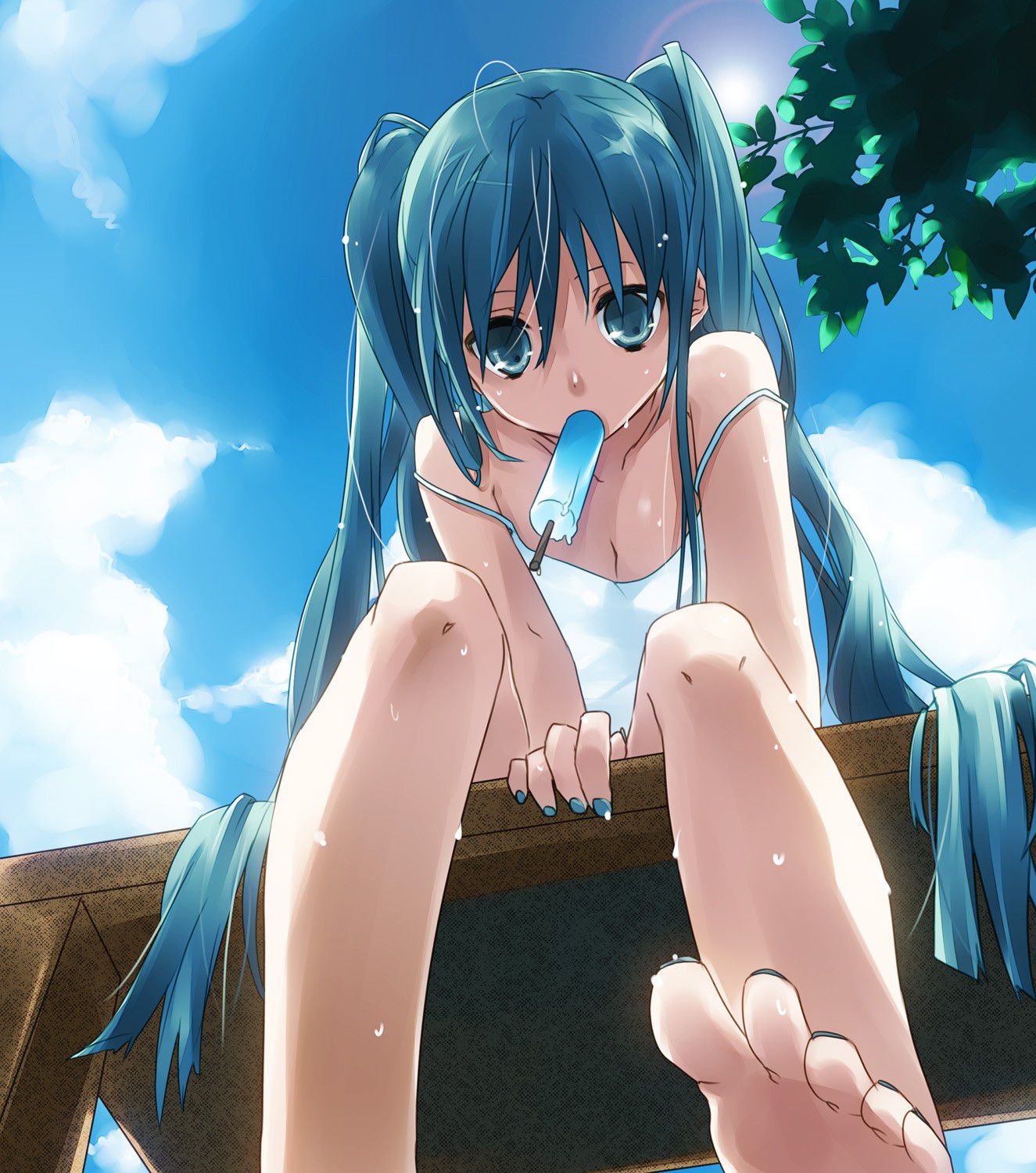 Erotic image that can be pulled out just by imagining hatsune Miku's masturbation figure [vocalist lloyd] 36