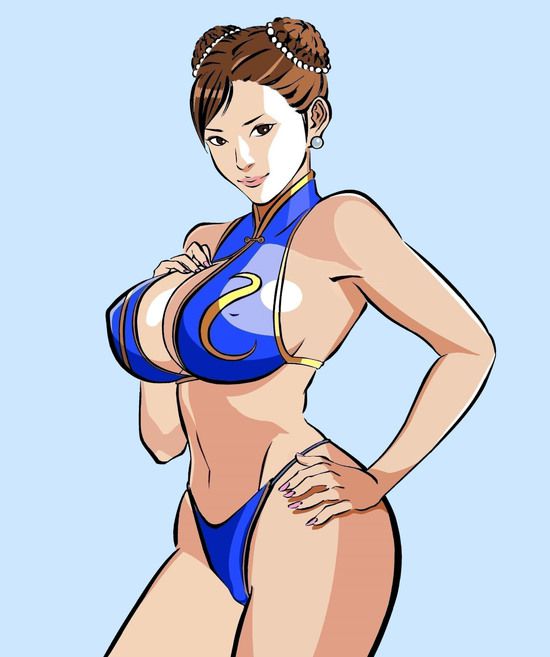 [Street Fighter] I will put together the erotic cute image of Shunrei for free ☆ 32