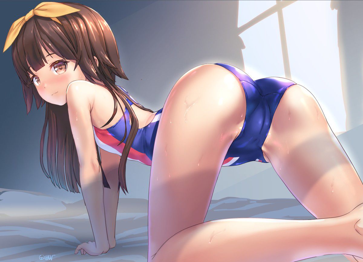 【Secondary erotic】 Erotic image of a girl wearing a very swimsuit with a body line floating out is here 11