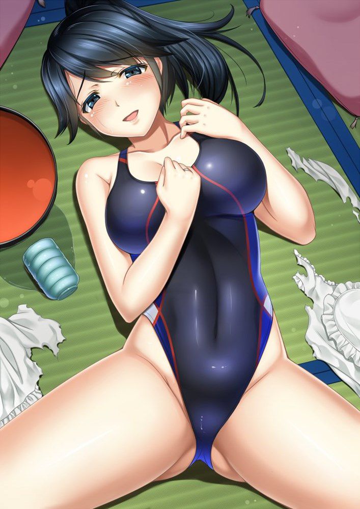 【Secondary erotic】 Erotic image of a girl wearing a very swimsuit with a body line floating out is here 21