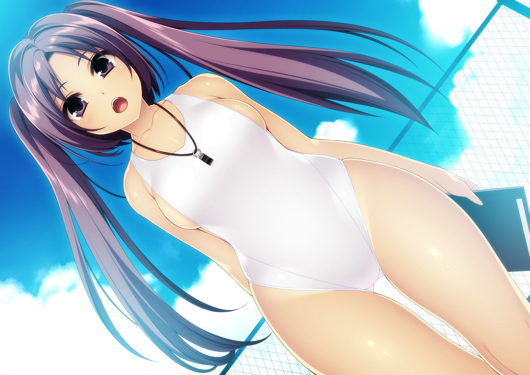【Secondary erotic】 Erotic image of a girl wearing a very swimsuit with a body line floating out is here 27