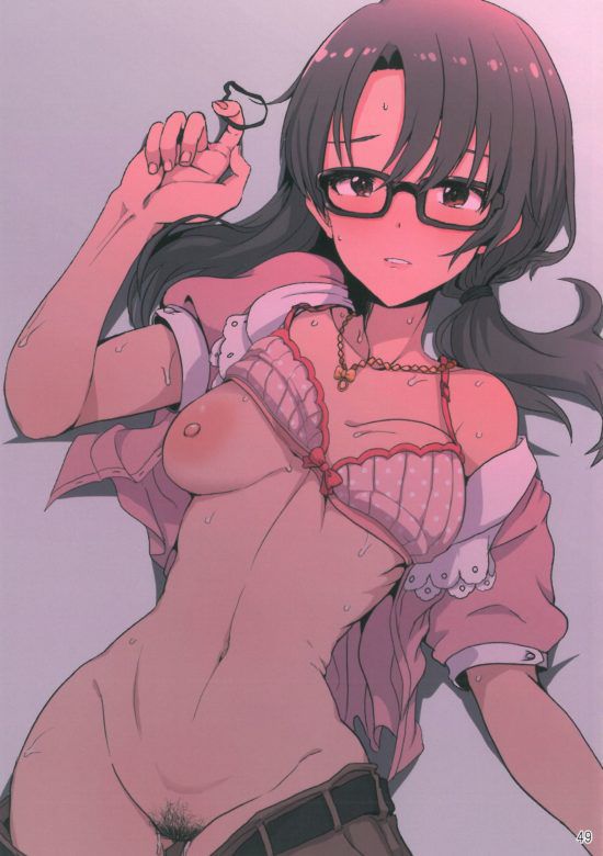 Secondary erotic erotic images of girls with nasty bodies wearing glasses [30 pieces] 22