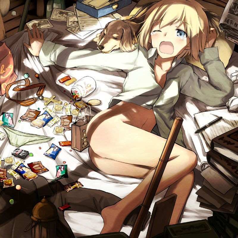 Strike Witches Immediately Pulls Out With Erotic Images That Want To Suck Nipa! 3