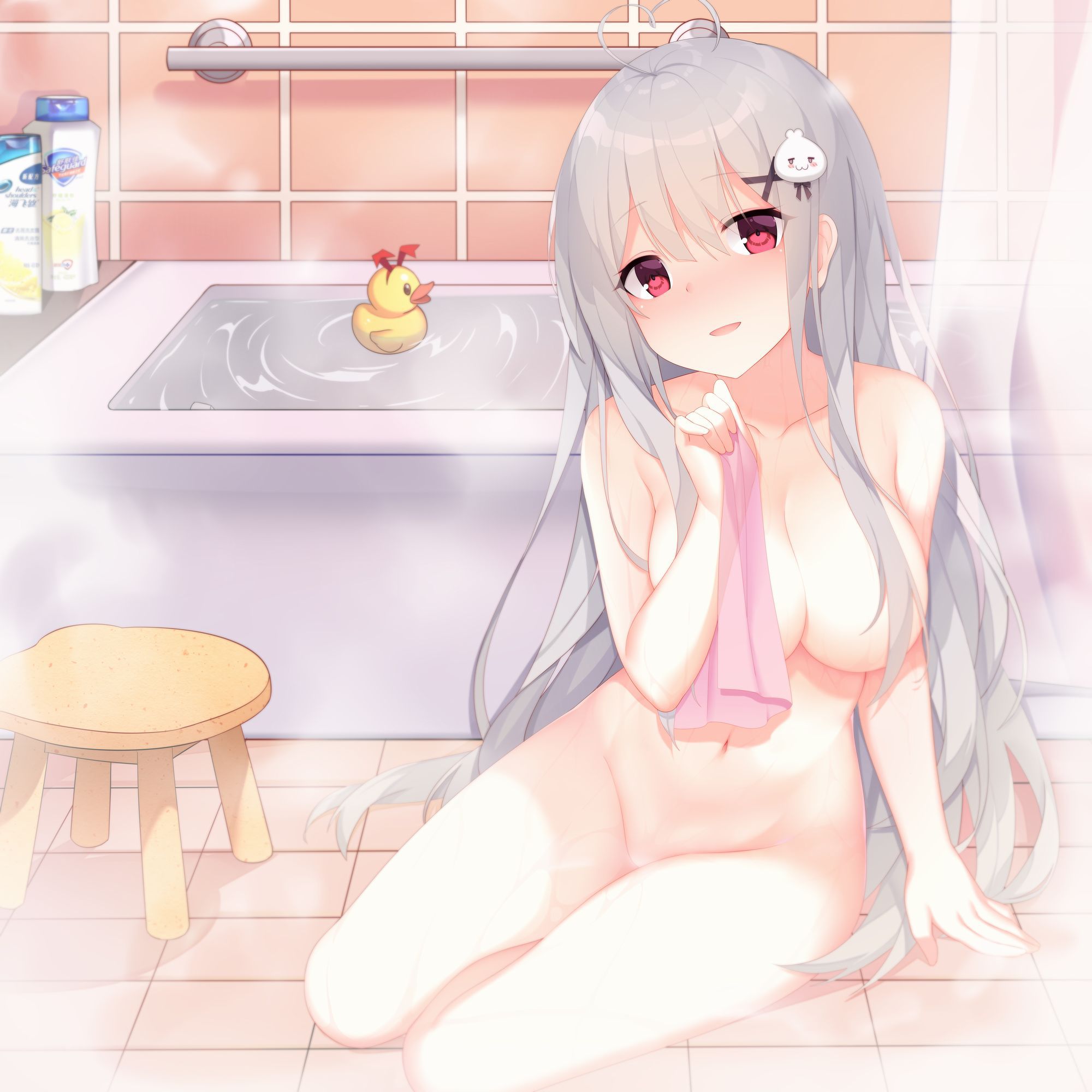 【Secondary erotic】 Erotic image of a girl who has jumped many times eroticism in the bath [50 sheets] 9