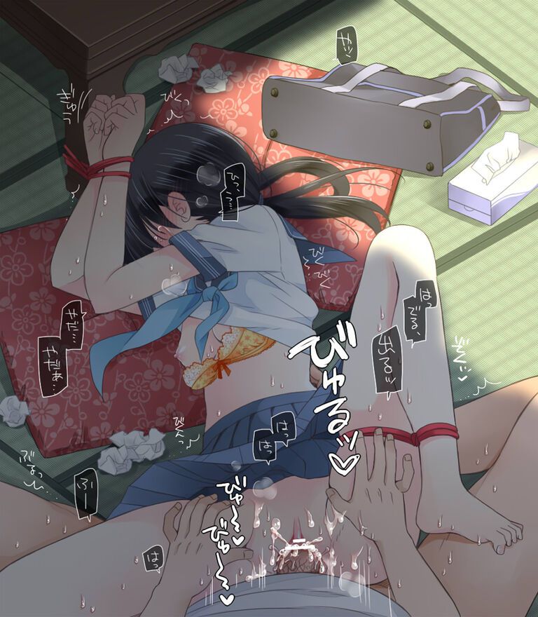 [Intense selection 109 sheets] erotic secondary image of Loli beautiful girl who is in a state where she can not move and feels it 56