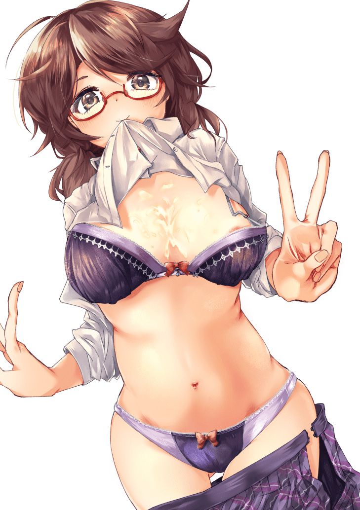 Erotic image that will be excited about the appearance of glasses girls who look serious [30 pieces] 6