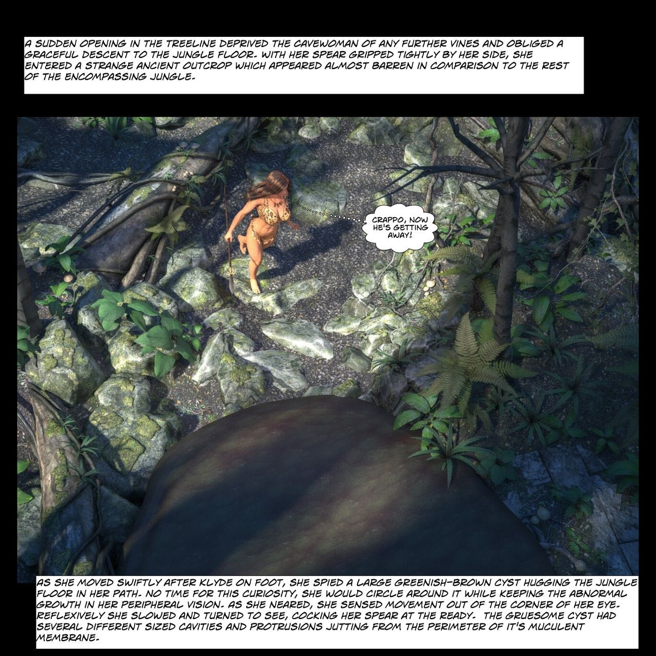 Killy972 - Cavewoman Tentacle Story (Text version) 3