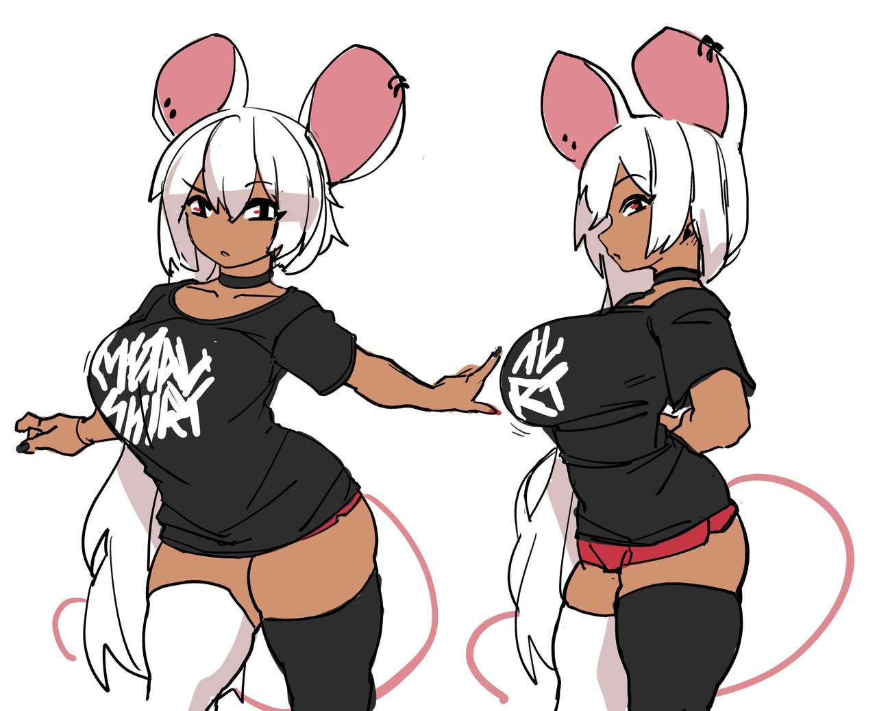 [various] Big Tiddy Rat Gyaru GF (by Zana) [OC] 10