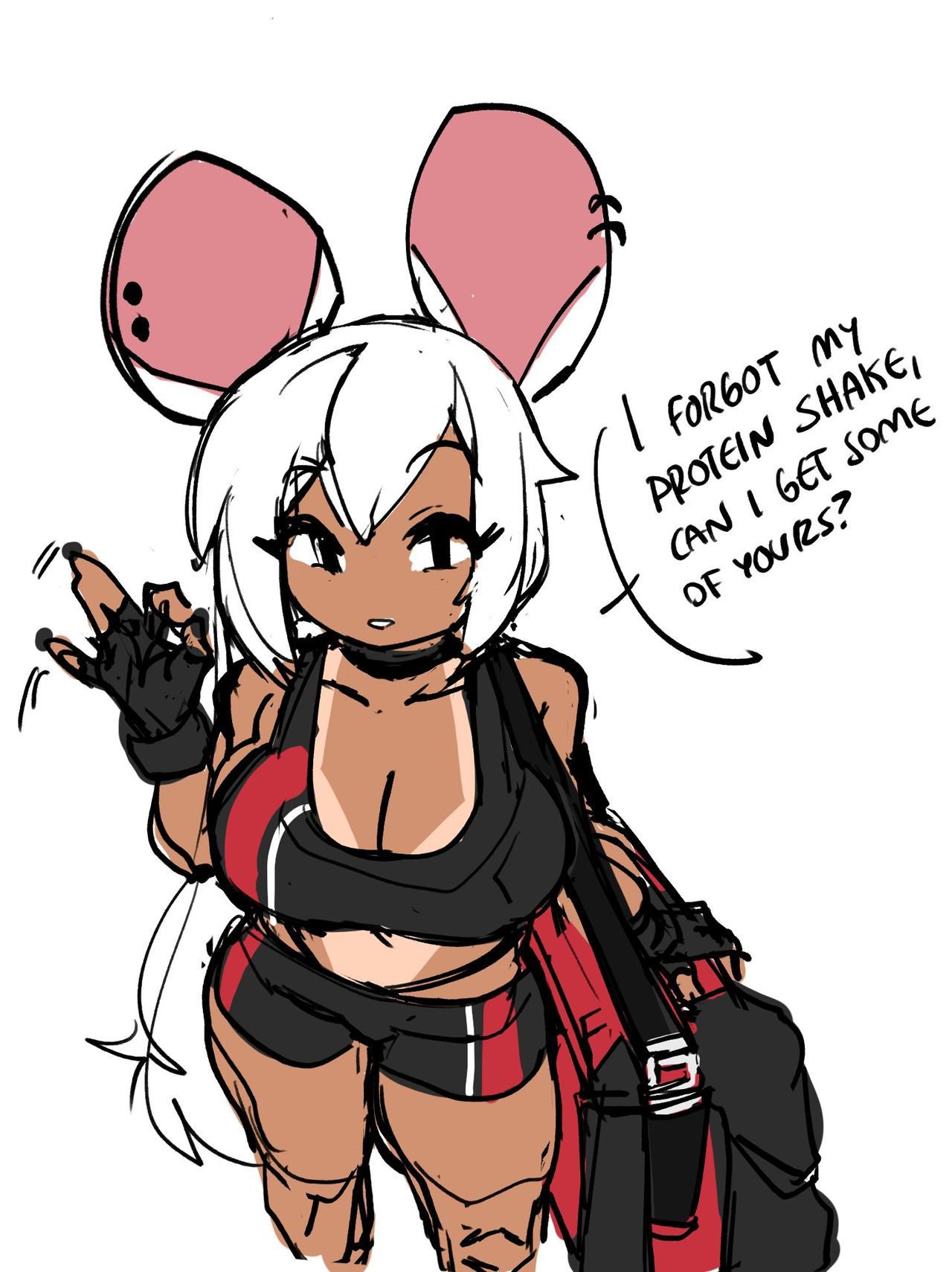 [various] Big Tiddy Rat Gyaru GF (by Zana) [OC] 18