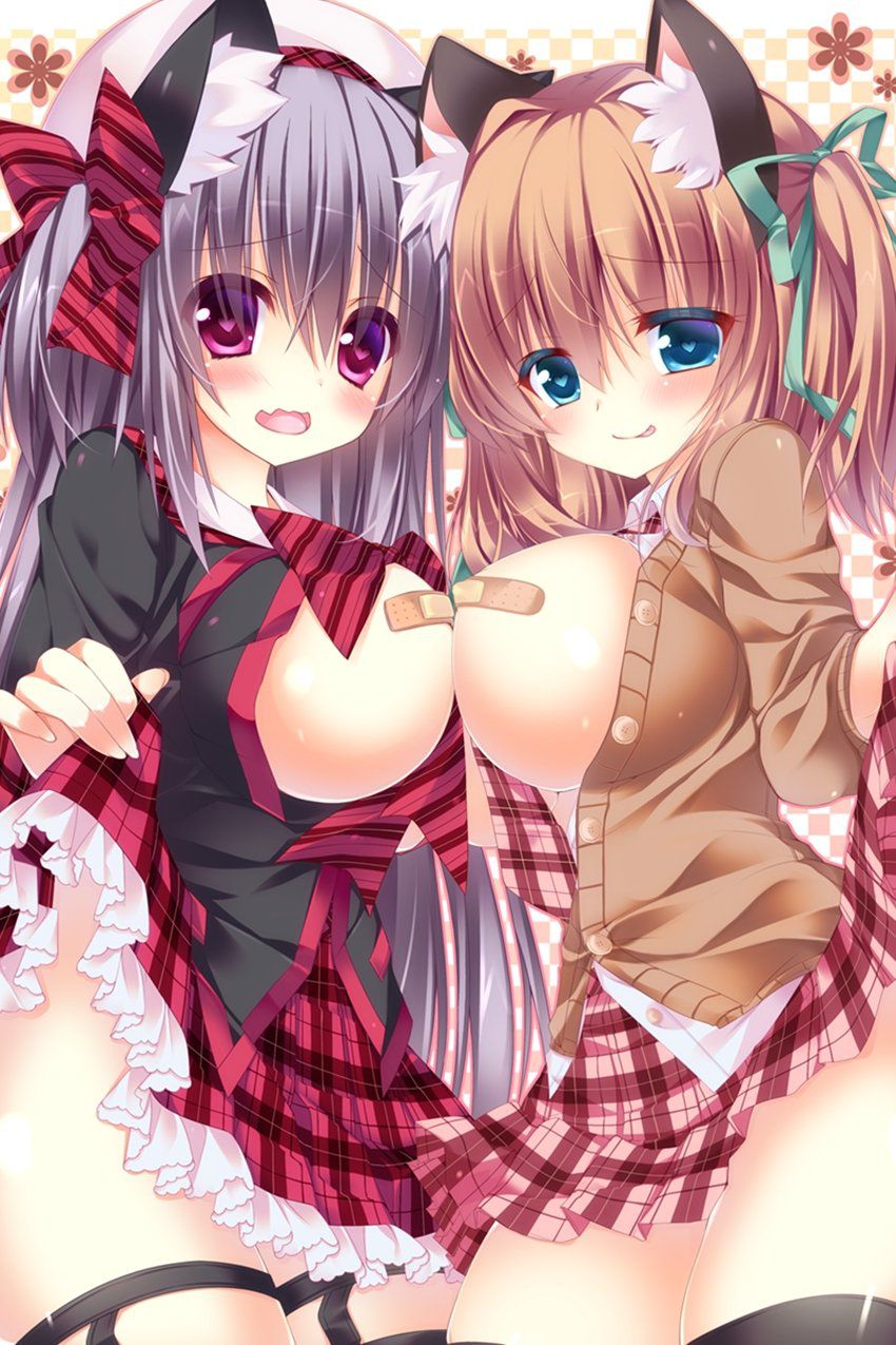 Erotic anime summary Beautiful girls guarding nipples and with bandages [secondary erotic] 21