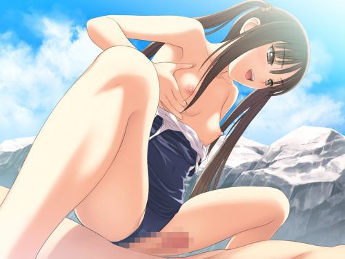 Erotic anime summary erotic image collection of beautiful girls who are while wearing a suku swimsuit [50 pieces] 9