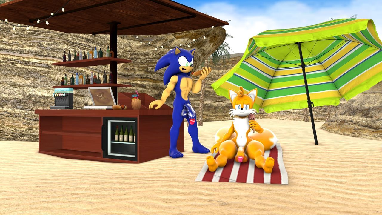 [BlueApple] Bad Girls Beach Bar (Sonic The Hedgehog) 1