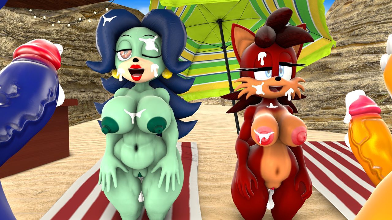 [BlueApple] Bad Girls Beach Bar (Sonic The Hedgehog) 15