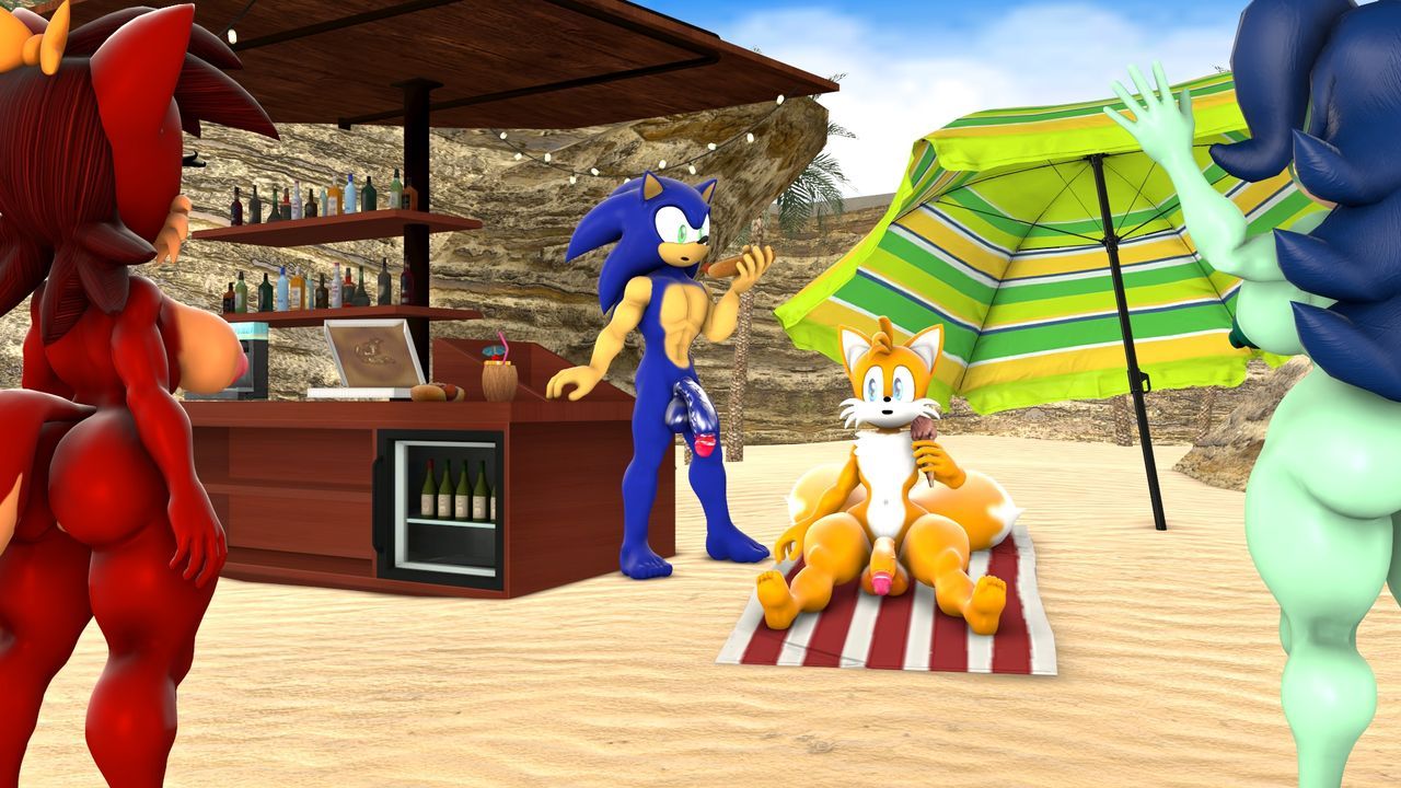 [BlueApple] Bad Girls Beach Bar (Sonic The Hedgehog) 2