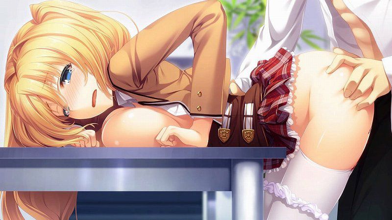 Erotic anime summary Erotic image of girls who are poked in the back and immersed in pleasure [secondary erotic] 10