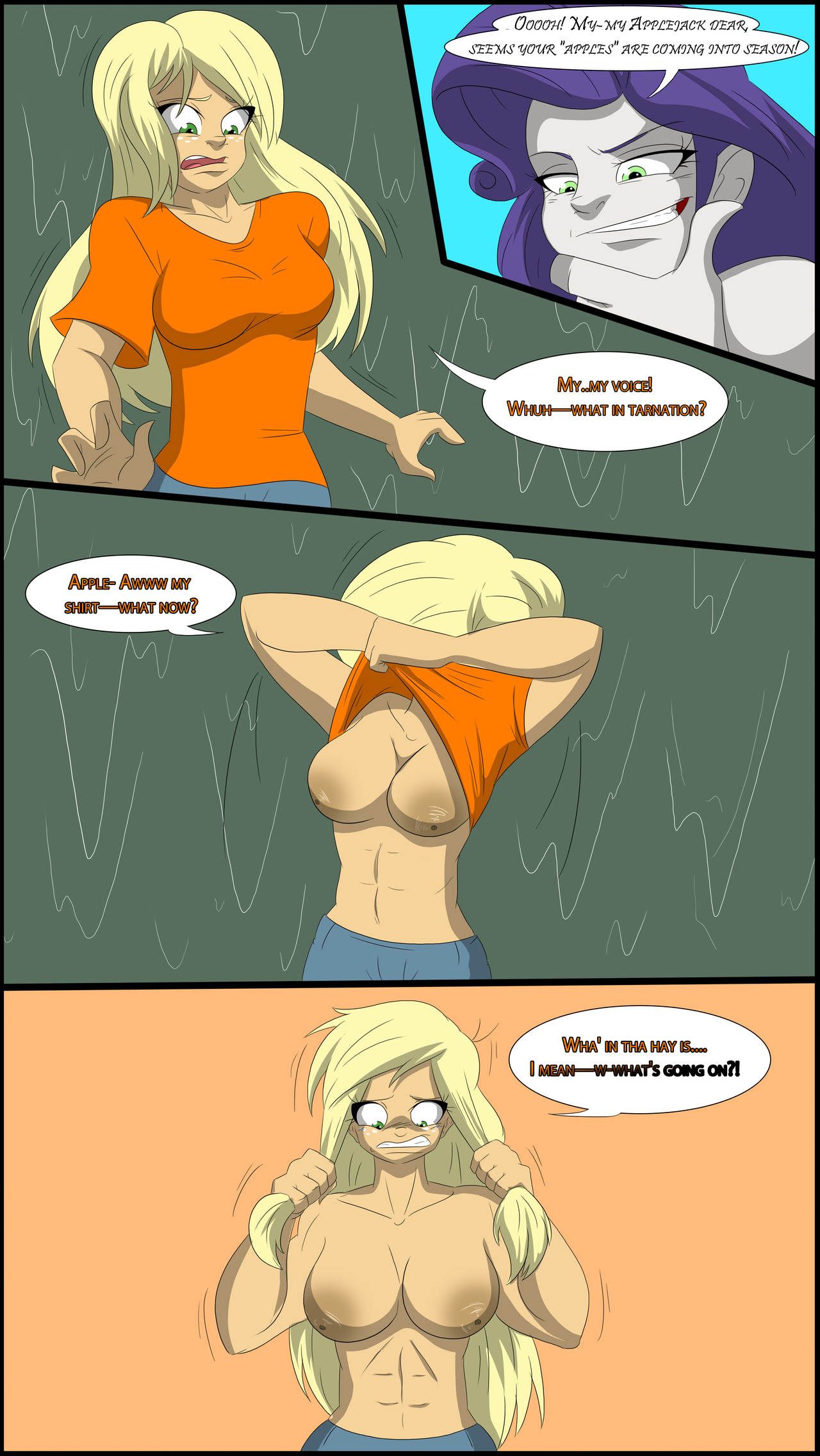 TFSubmissions - Mane Attraction MtF transformation comic 12