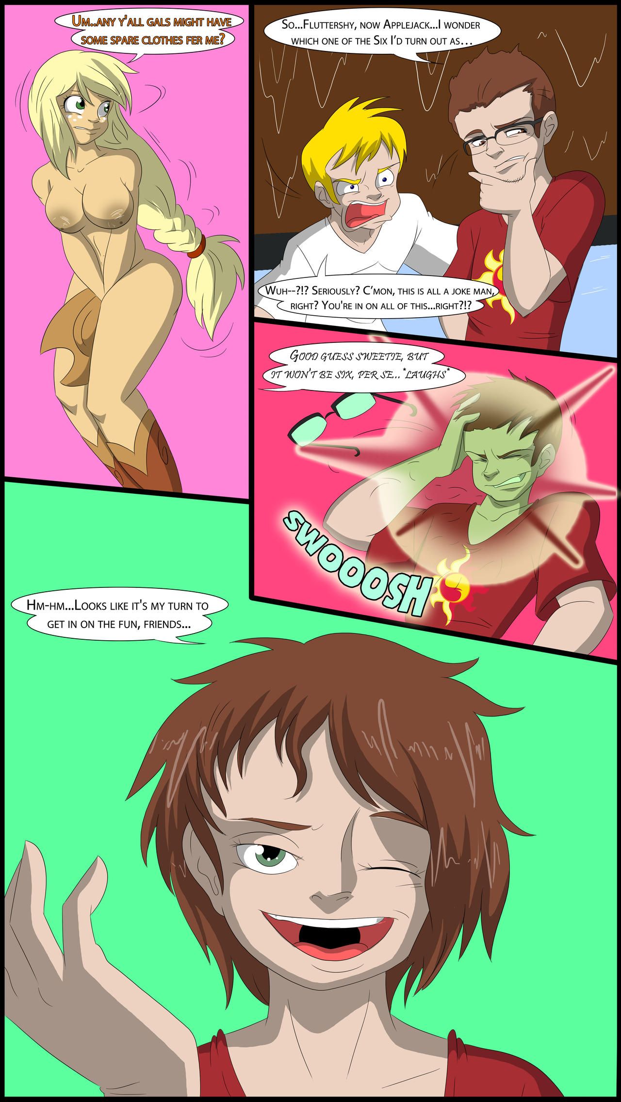TFSubmissions - Mane Attraction MtF transformation comic 14