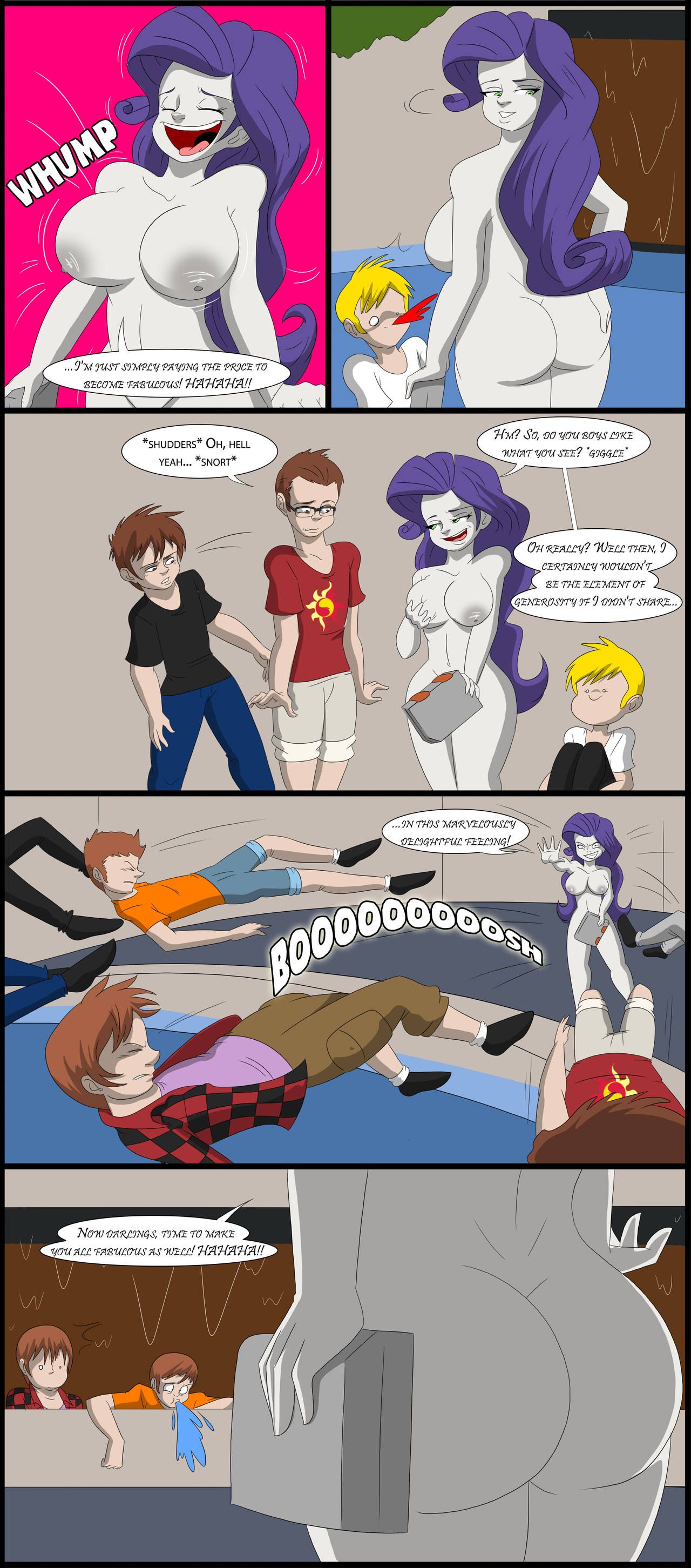 TFSubmissions - Mane Attraction MtF transformation comic 5