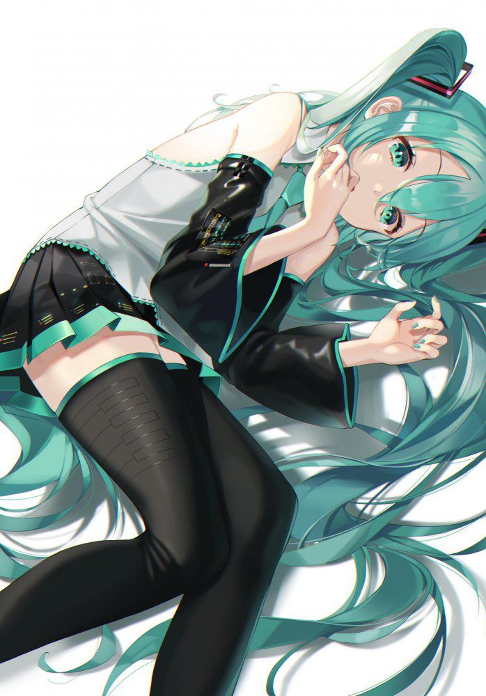 Erotic image of Hatsune Miku's desperate sexy pose! 【Vocalistoid】 19