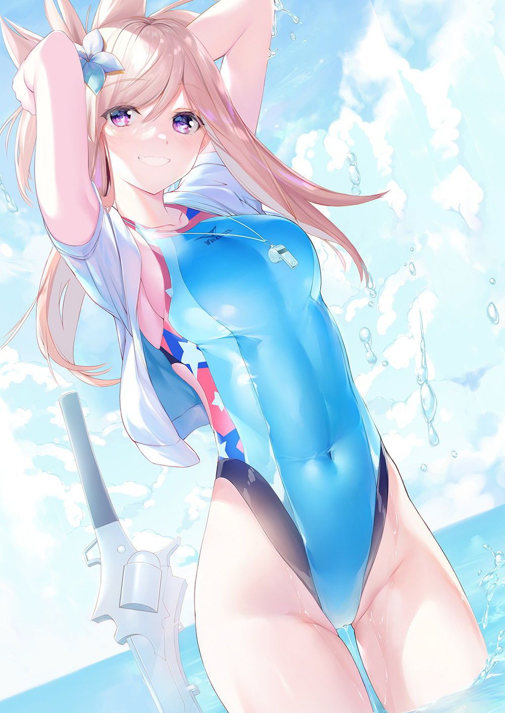 It's an erotic image of a competitive swimsuit! 7