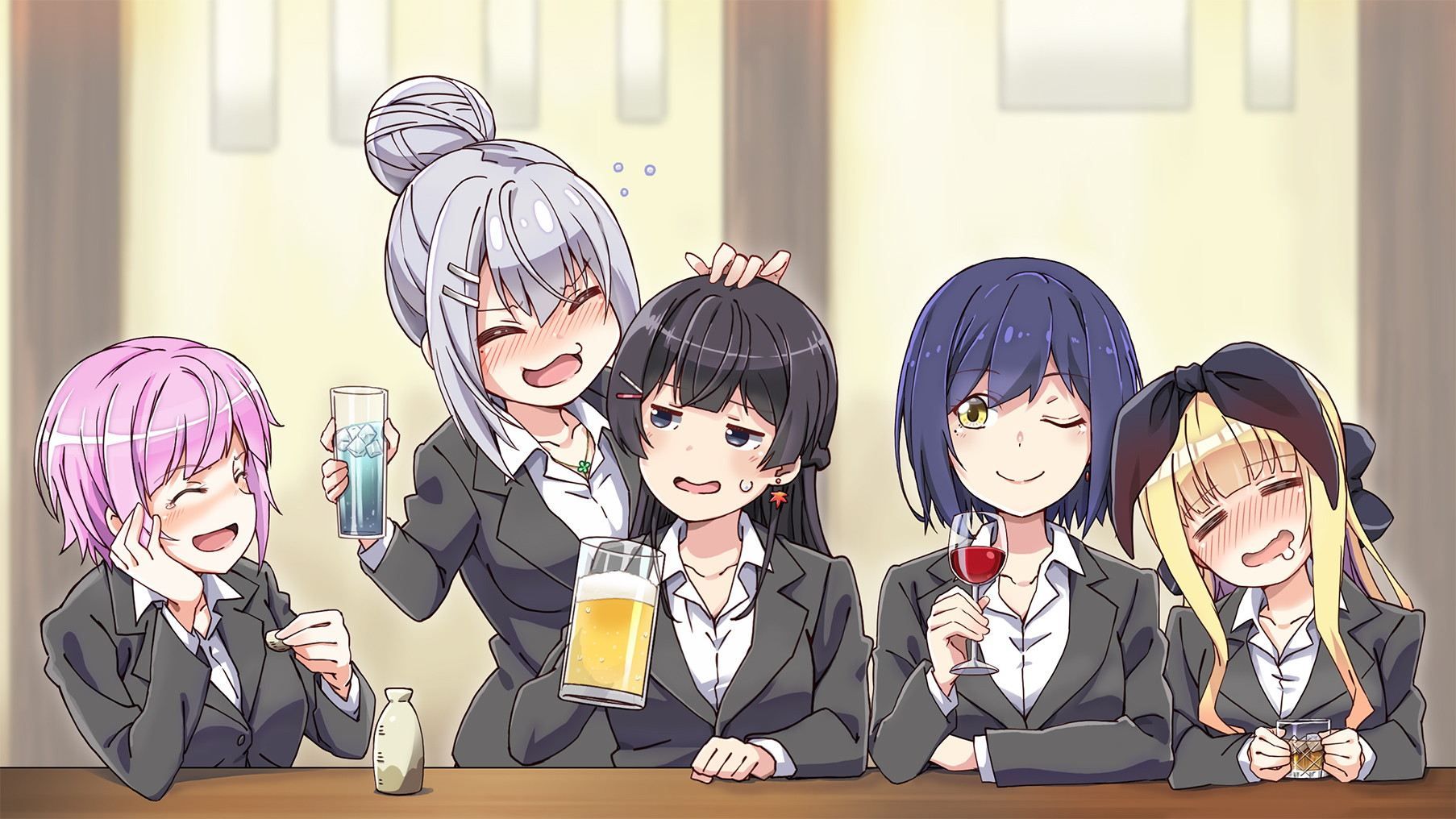 Drunk / alcohol related erotic &amp; moe image summary! 6