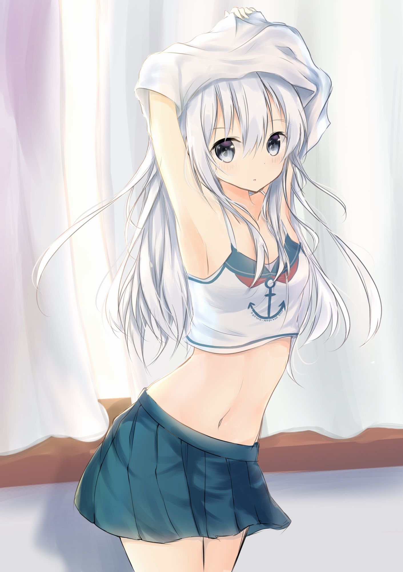 Secondary erotic girls in a state where clothes that want to attack unintentionally are taken off [50 pieces] 44