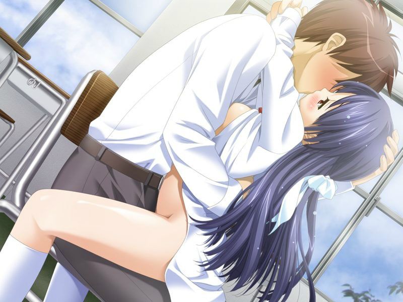 Two-dimensional erotic image having sex while staring and kissing in a face-to-face sitting position with a loli girl 34