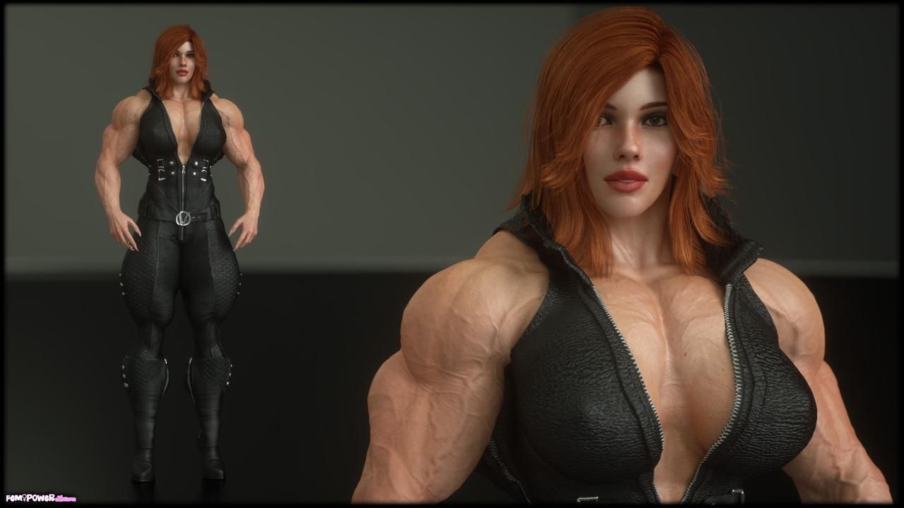 Muscle girls 3D models_ part 2 by Tigersan 100