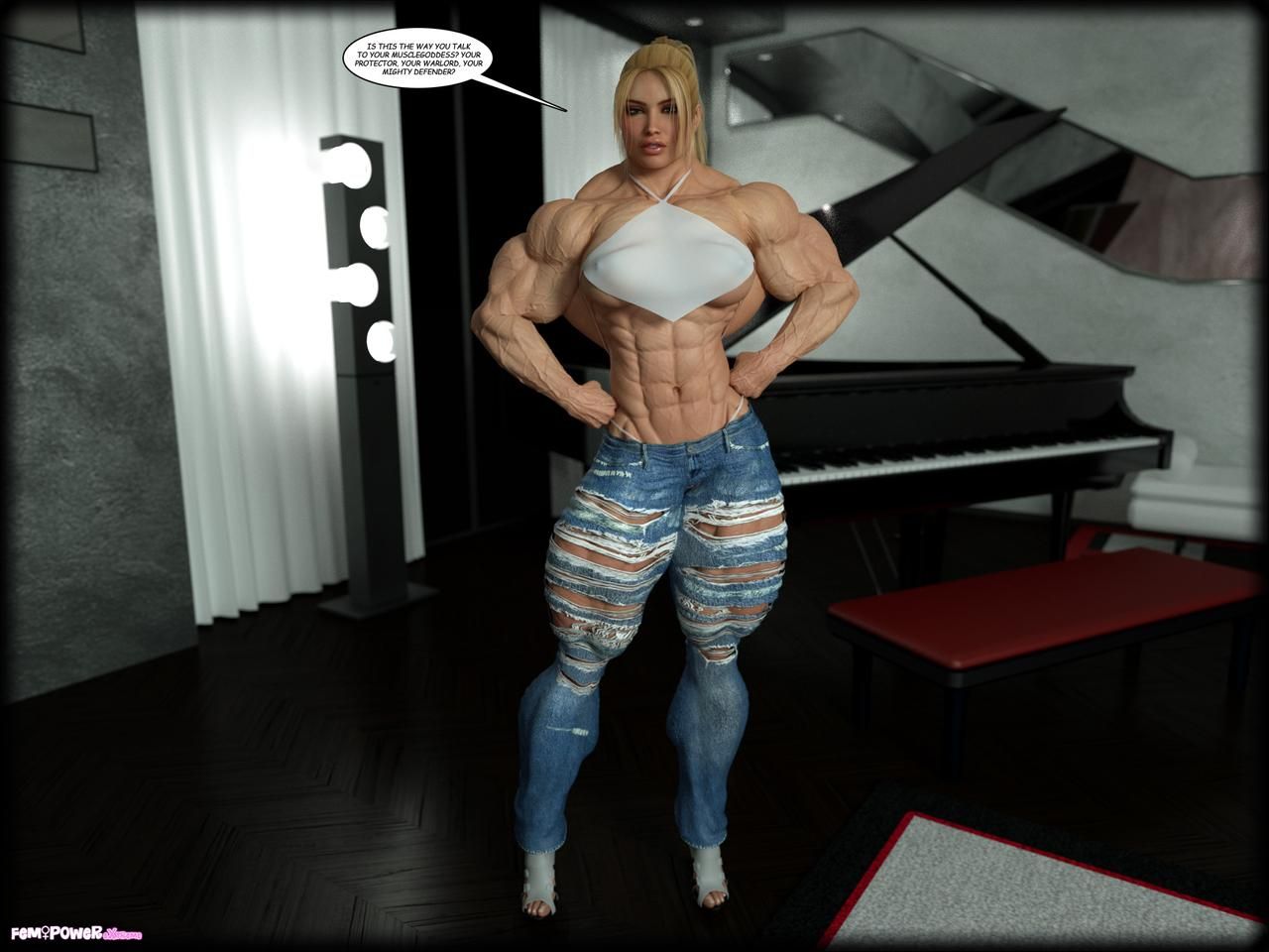 Muscle girls 3D models_ part 2 by Tigersan 11