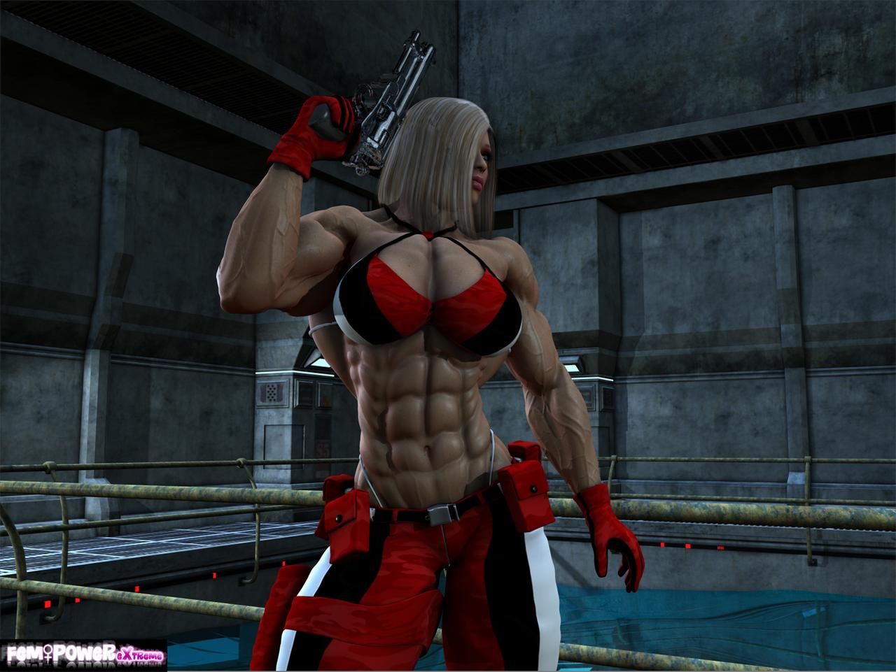 Muscle girls 3D models_ part 2 by Tigersan 119