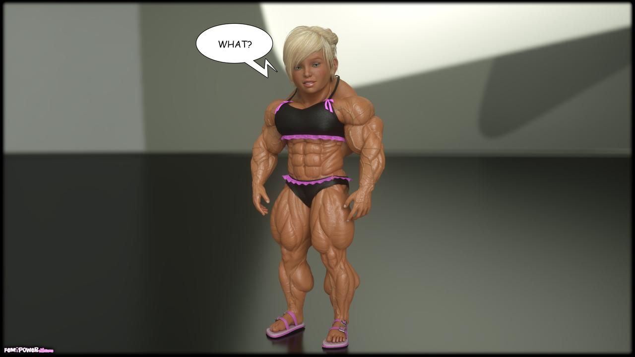 Muscle girls 3D models_ part 2 by Tigersan 156