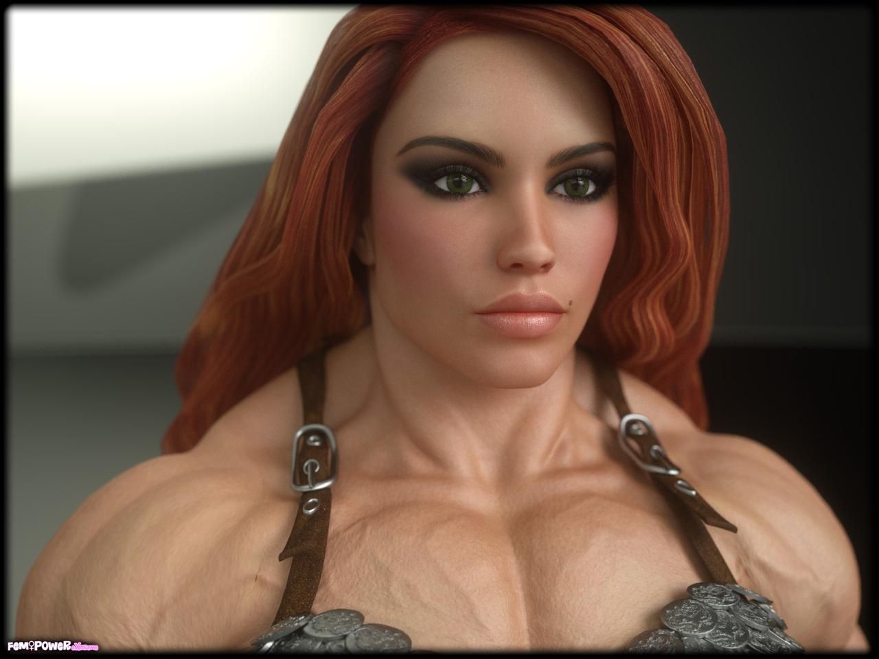 Muscle girls 3D models_ part 2 by Tigersan 171