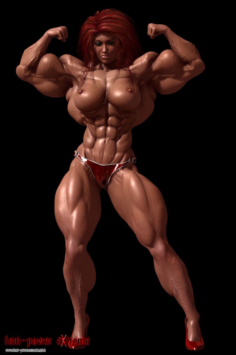Muscle girls 3D models_ part 2 by Tigersan 210