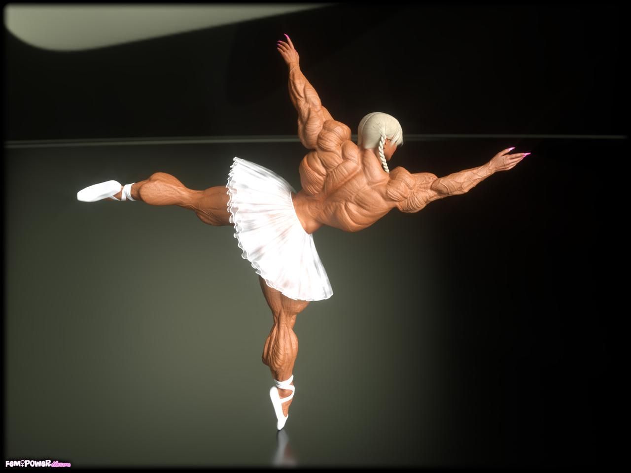 Muscle girls 3D models_ part 2 by Tigersan 239