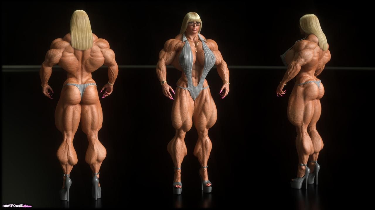 Muscle girls 3D models_ part 2 by Tigersan 258