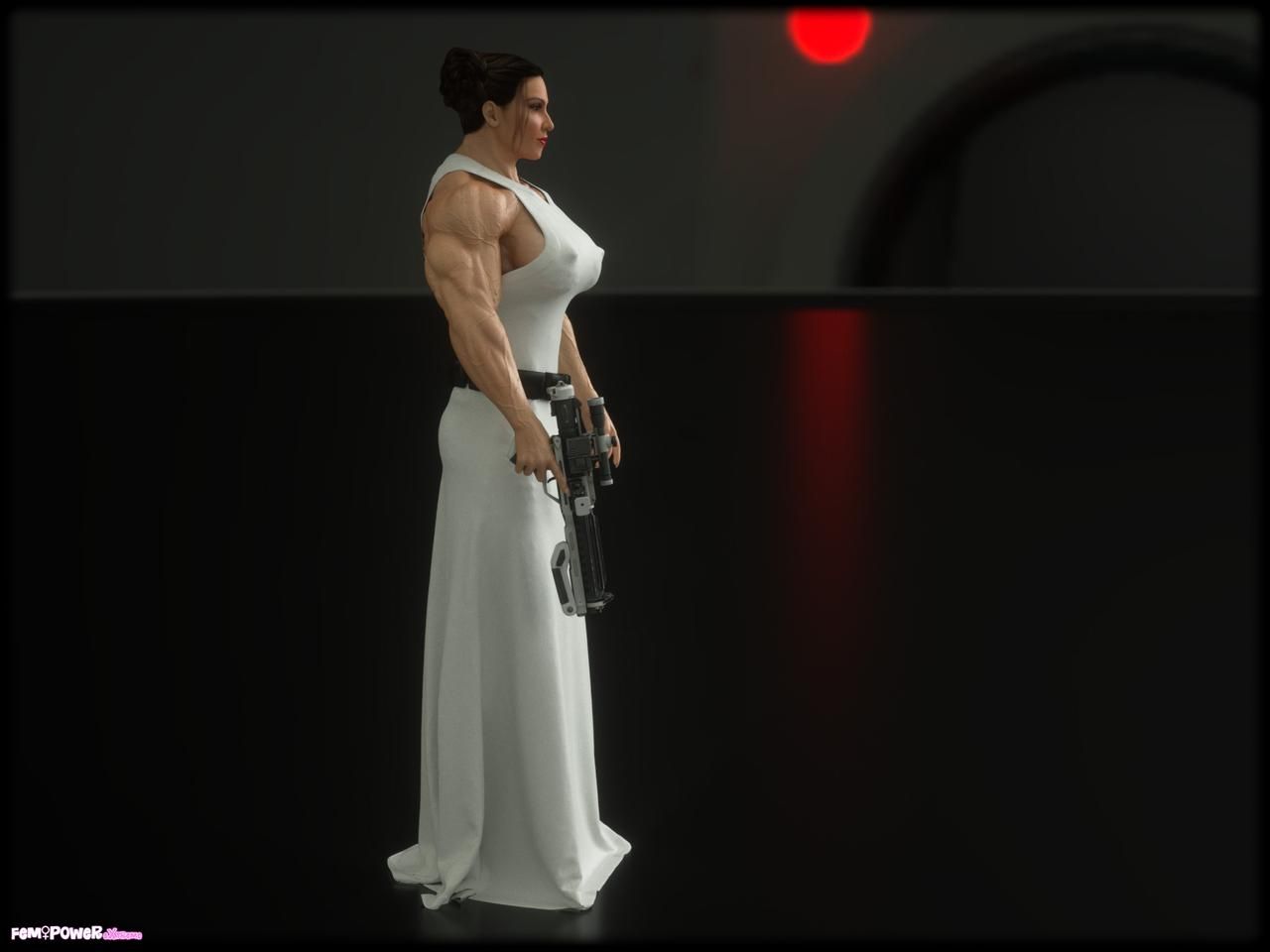 Muscle girls 3D models_ part 2 by Tigersan 45