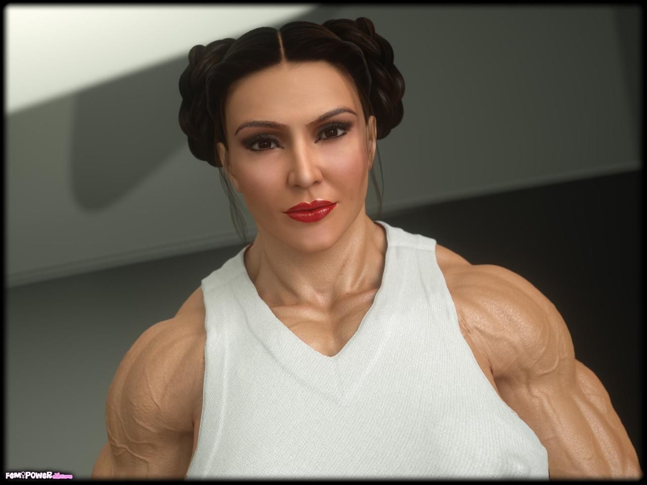 Muscle girls 3D models_ part 2 by Tigersan 47